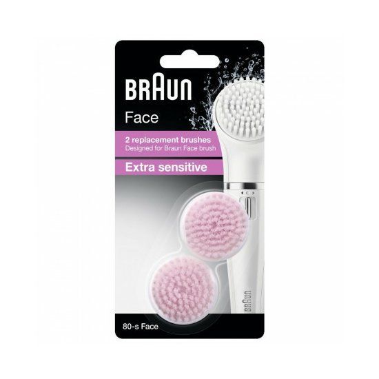 BRAUN Face 80S extra sensitiv náhradní kartáčky