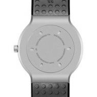 Pánské náramkové hodinky Braun Gents BN0221 Prestige Slim Watch - Silver Bezel and Black Leather Strap